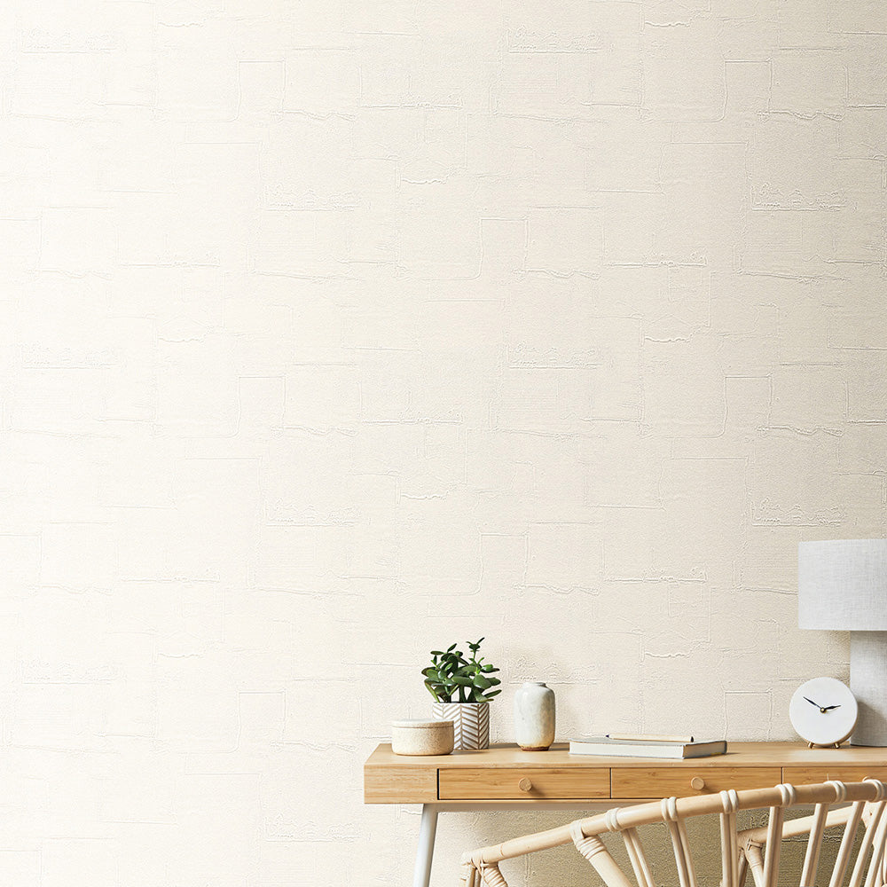 横ライン塗り壁風壁紙|LV2207|のり付き壁紙