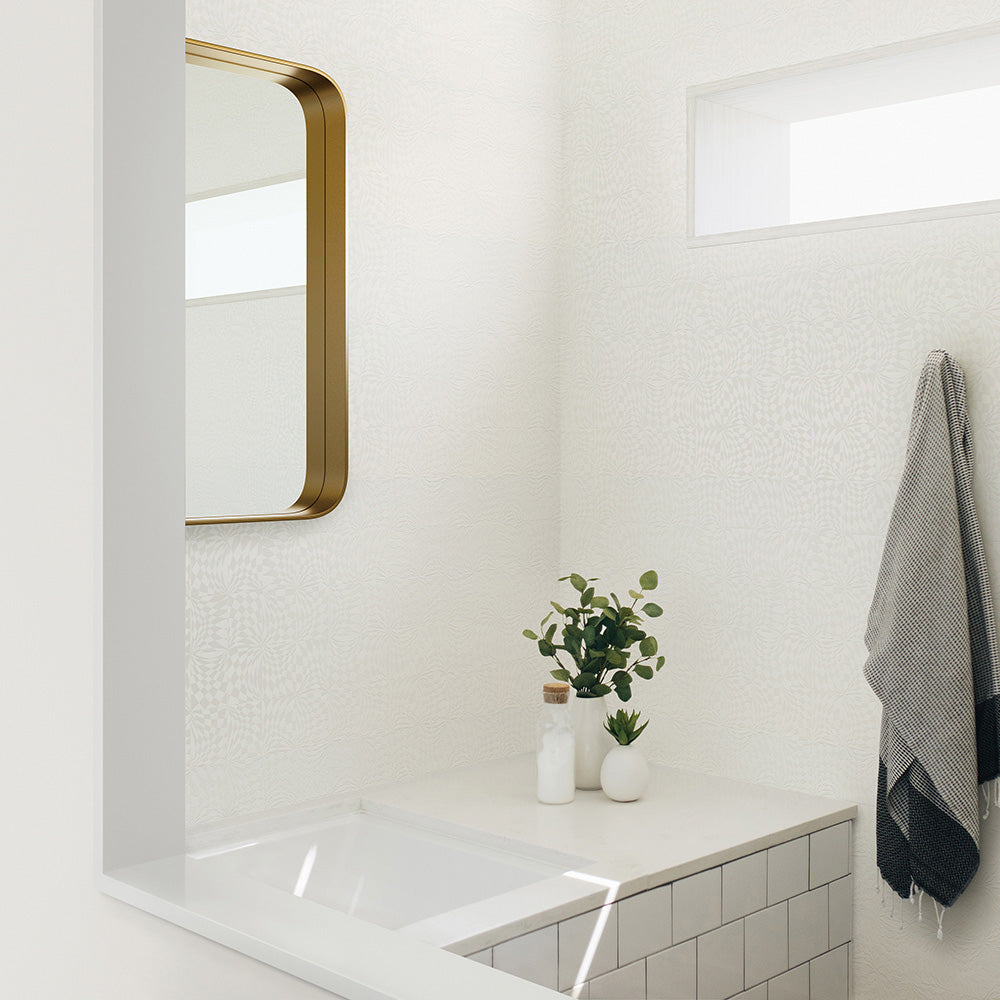 【消臭・汚れ防止】幾何学なタイル柄|LV2553|サンプル