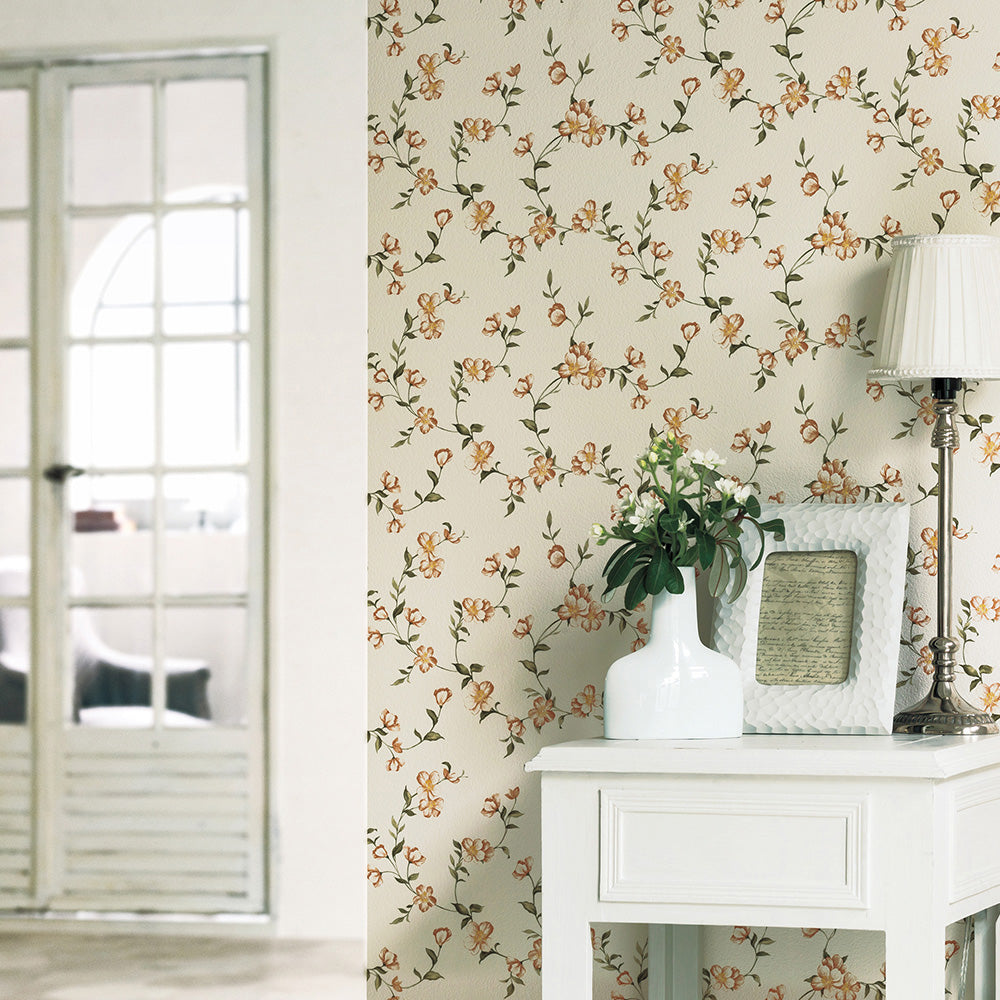 【消臭】可憐な野花|LV2607|のり付き壁紙