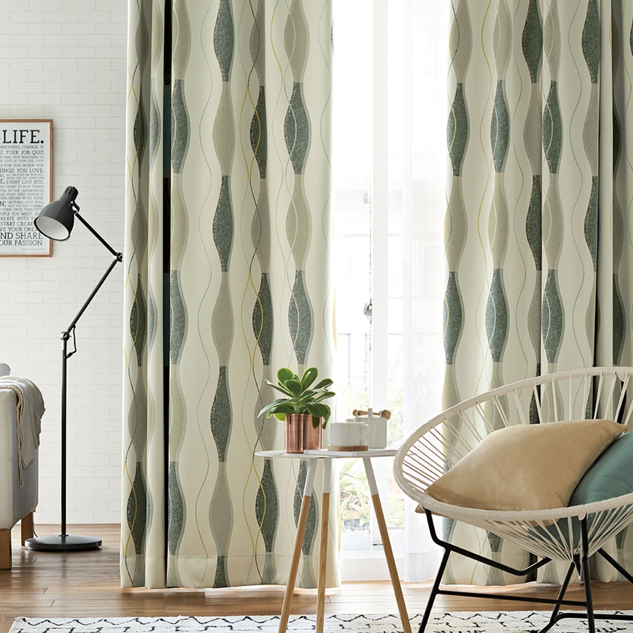 Nordic & Pattern|EC1082|ドレープカーテン