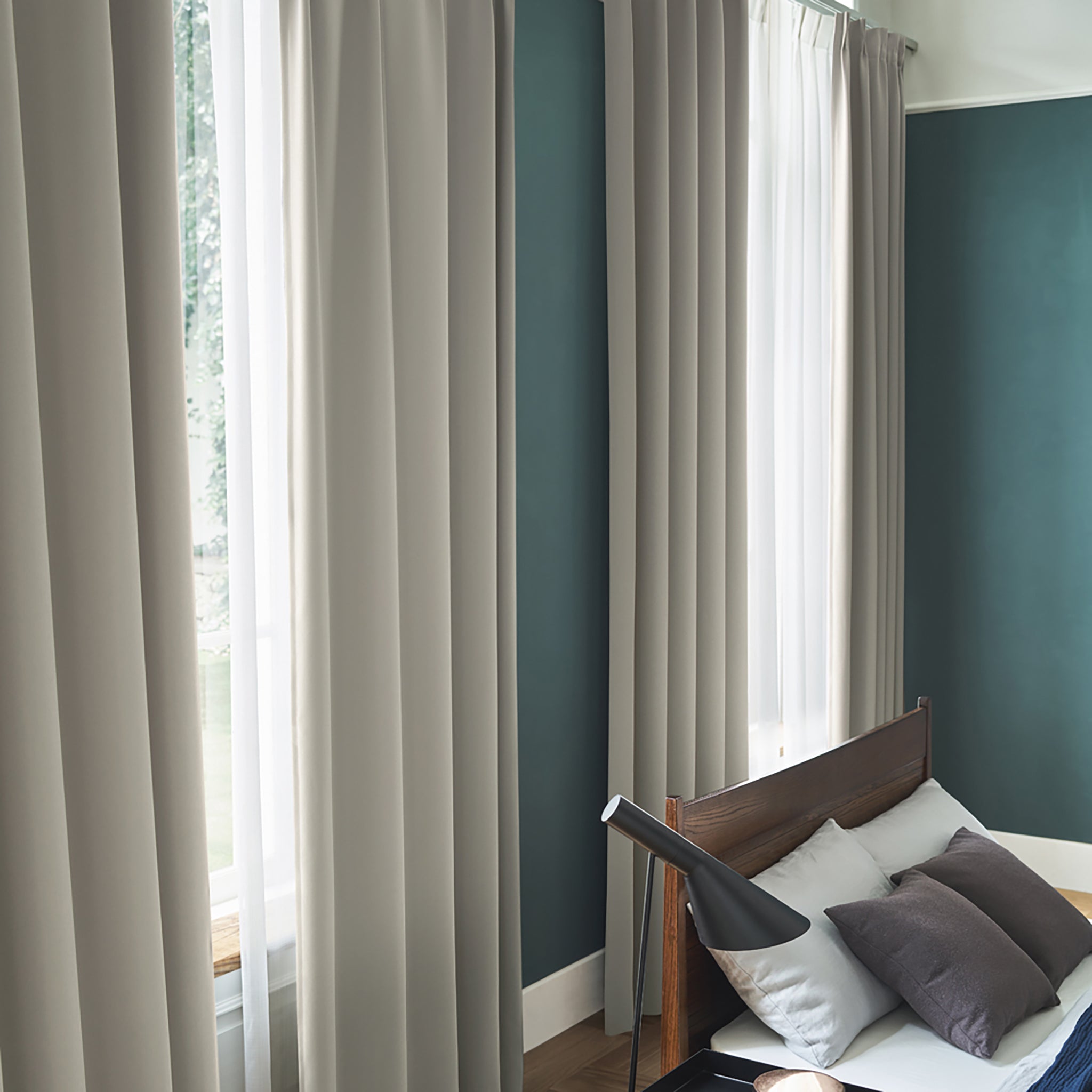 Leather-like & Plain|EC1088|ドレープカーテン