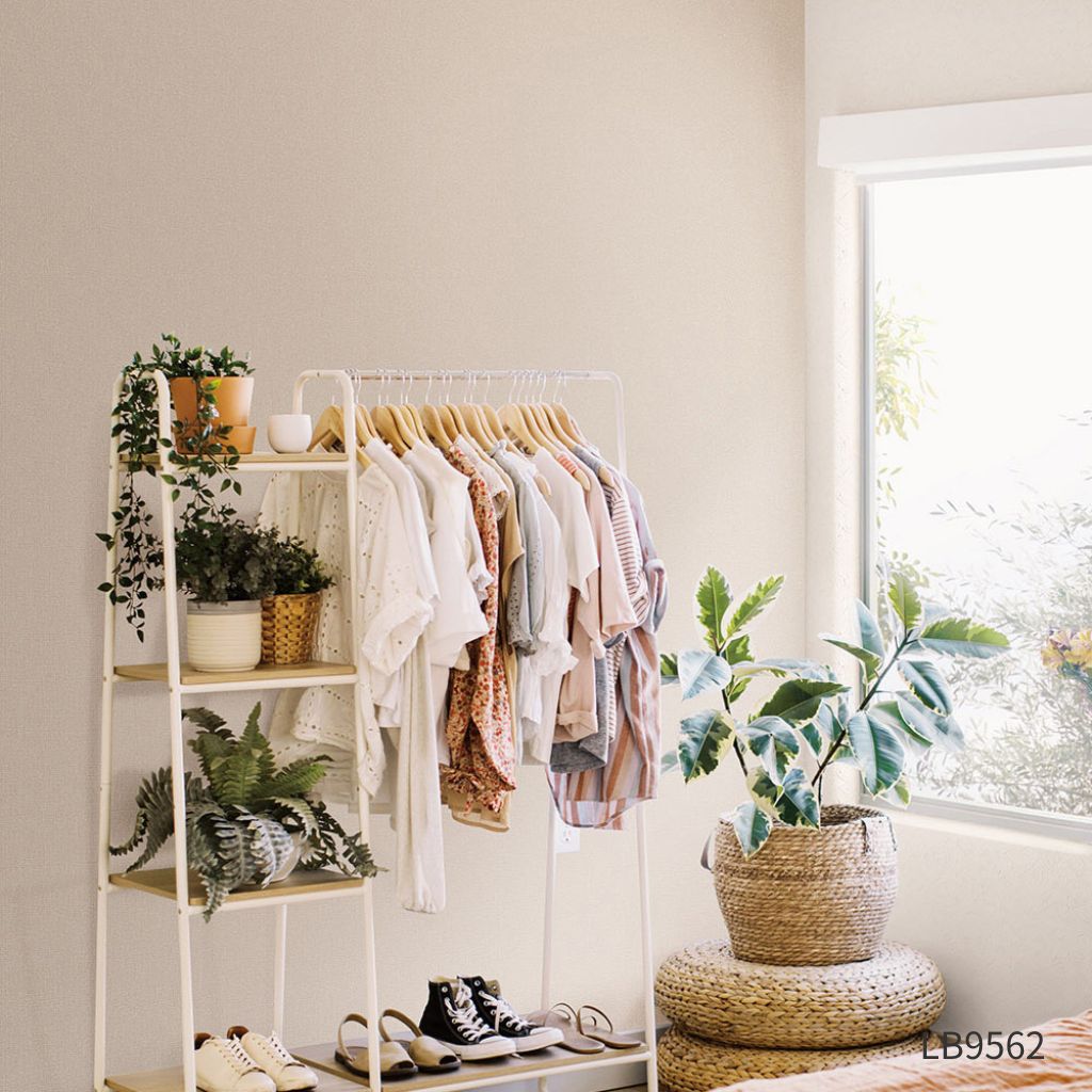 【量産】織物調|LB9561・LB9562|のり付き壁紙