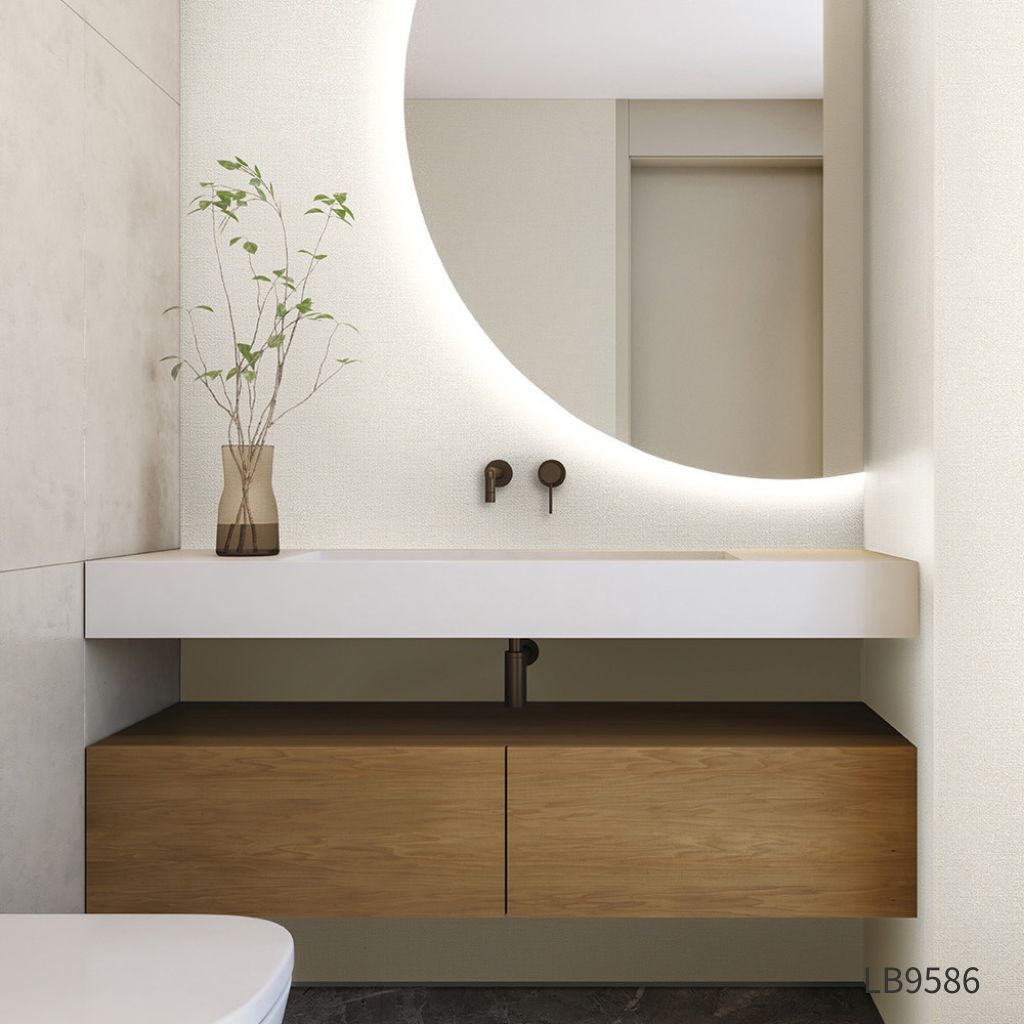 【量産】モザイクタイル|LB9586|のり付き壁紙