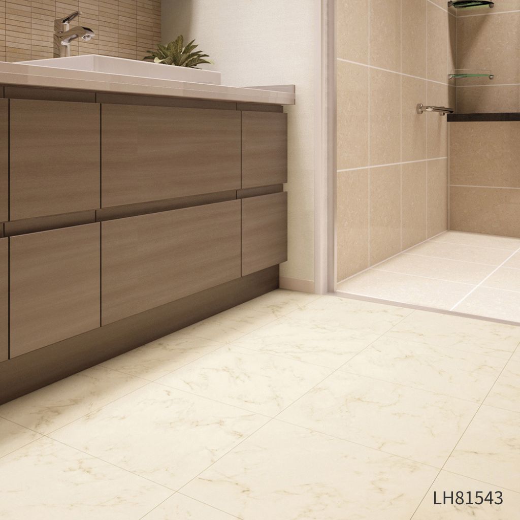 クッションフロア<ブライトビアンコカララ>|サンプル