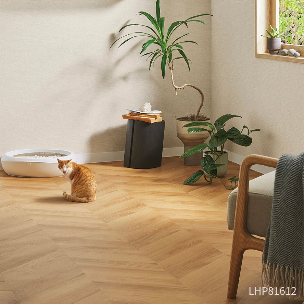 クッションフロア|ペット住まいるフロア<フレンチヘリンボーン>|サンプル