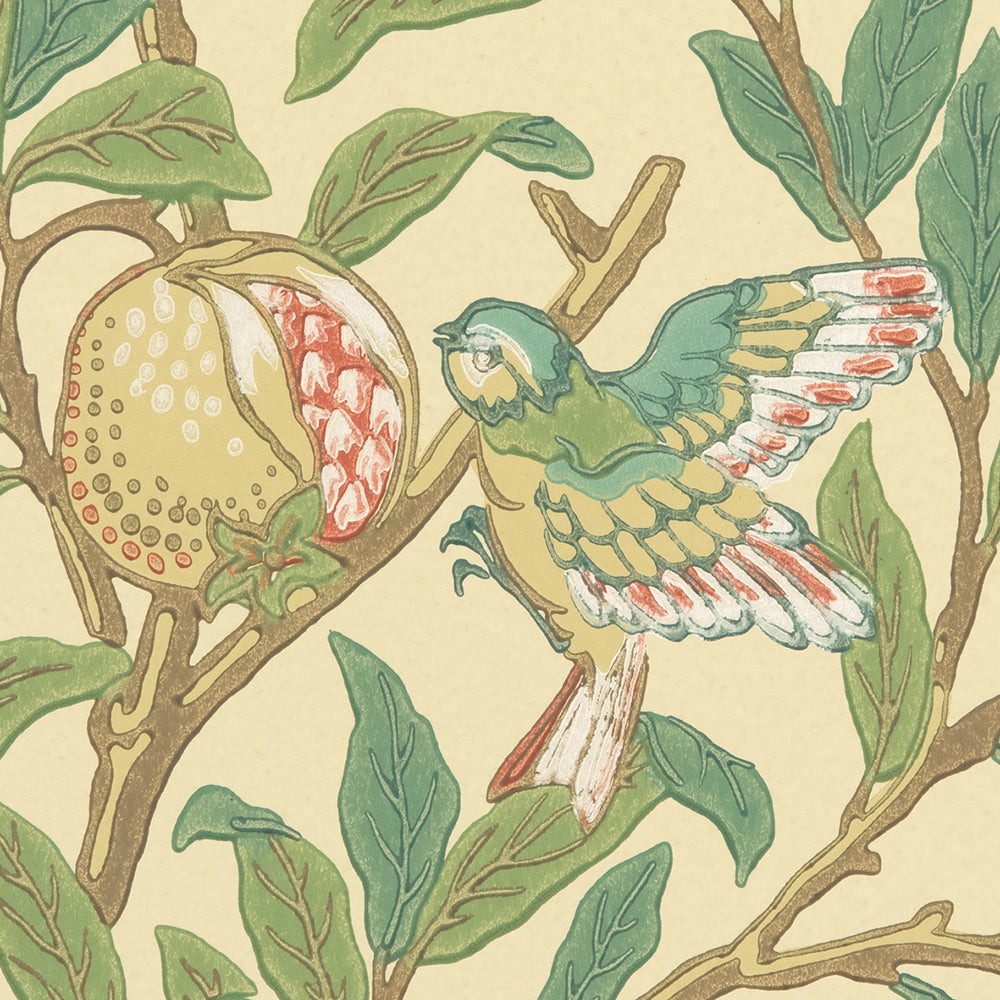 Bird & Pomegranate|LIS42001~42003|輸入壁紙(糊なし)