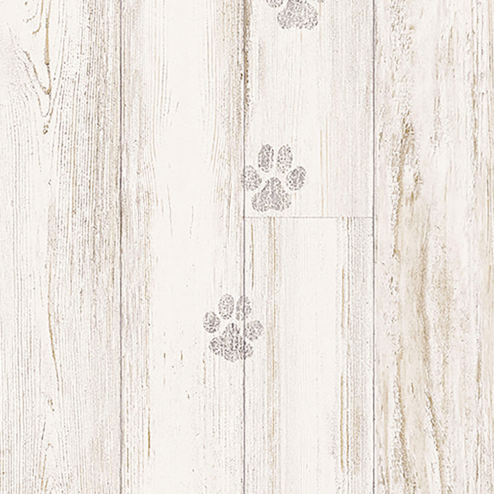 wood×footprints|LL6094|のり付き壁紙