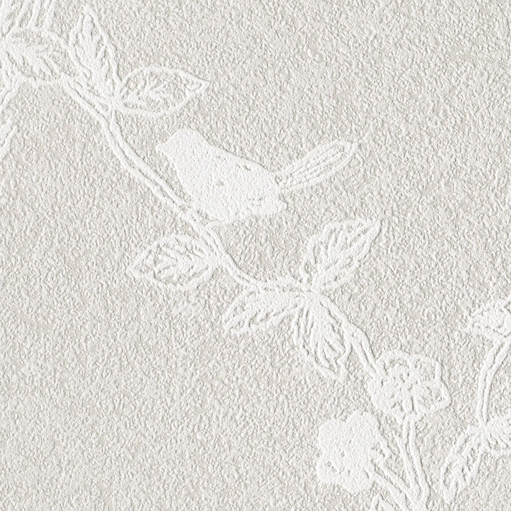 小鳥のさえずり|LL6190|のり付き壁紙