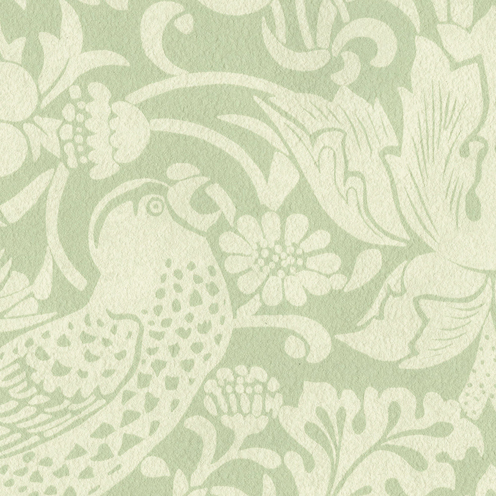 Strawberry Thief-いちご泥棒|LL6286・6287|のり付き壁紙