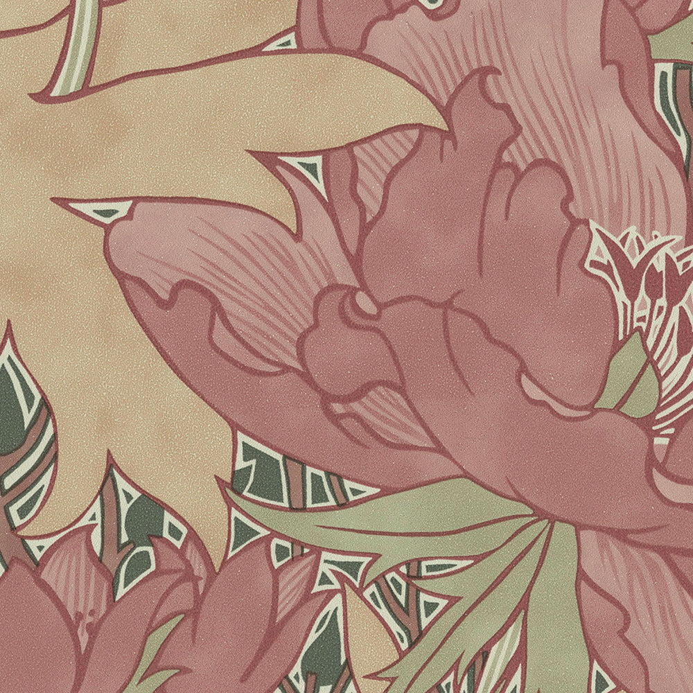 Poppies-ポピー|LL6298|のり付き壁紙