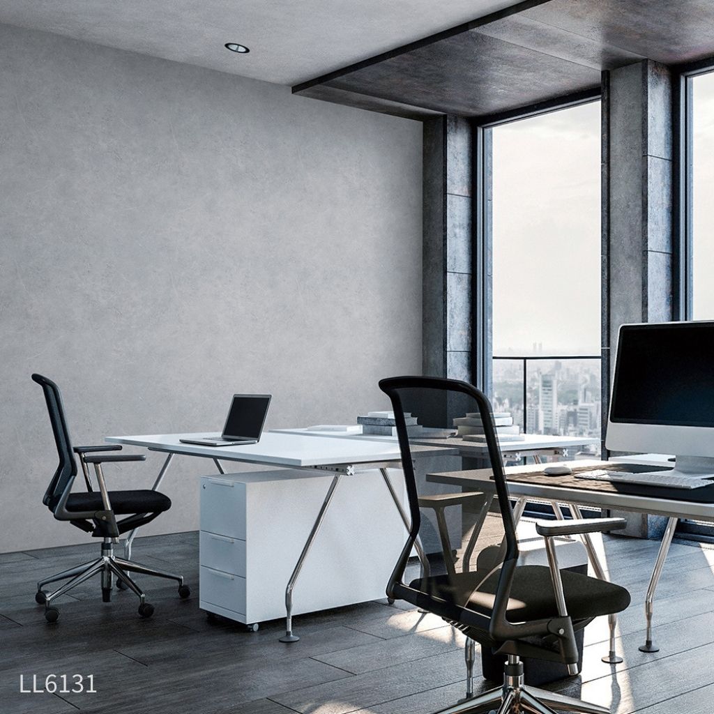 クールなシンプルコンクリート|LL6131|のり付き壁紙