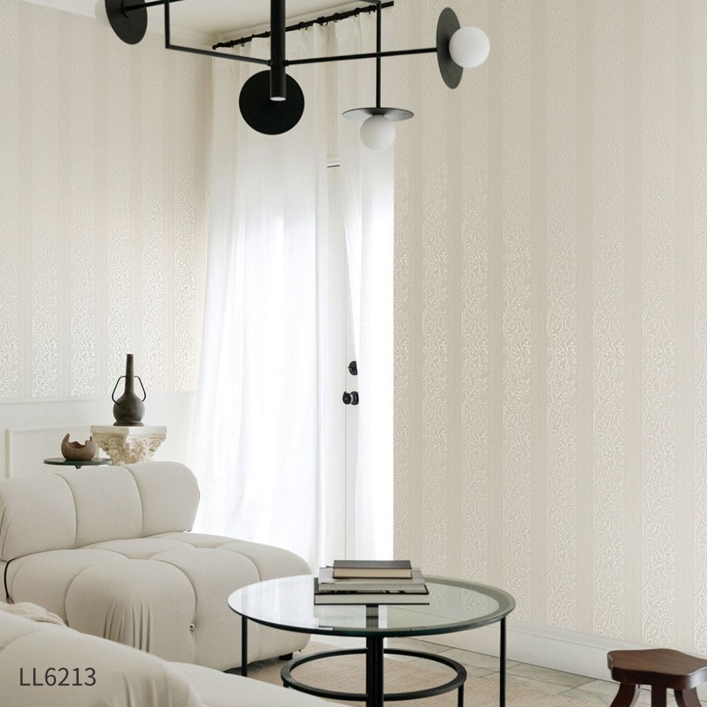 ダマスクなストライプ|LL6213|のり付き壁紙