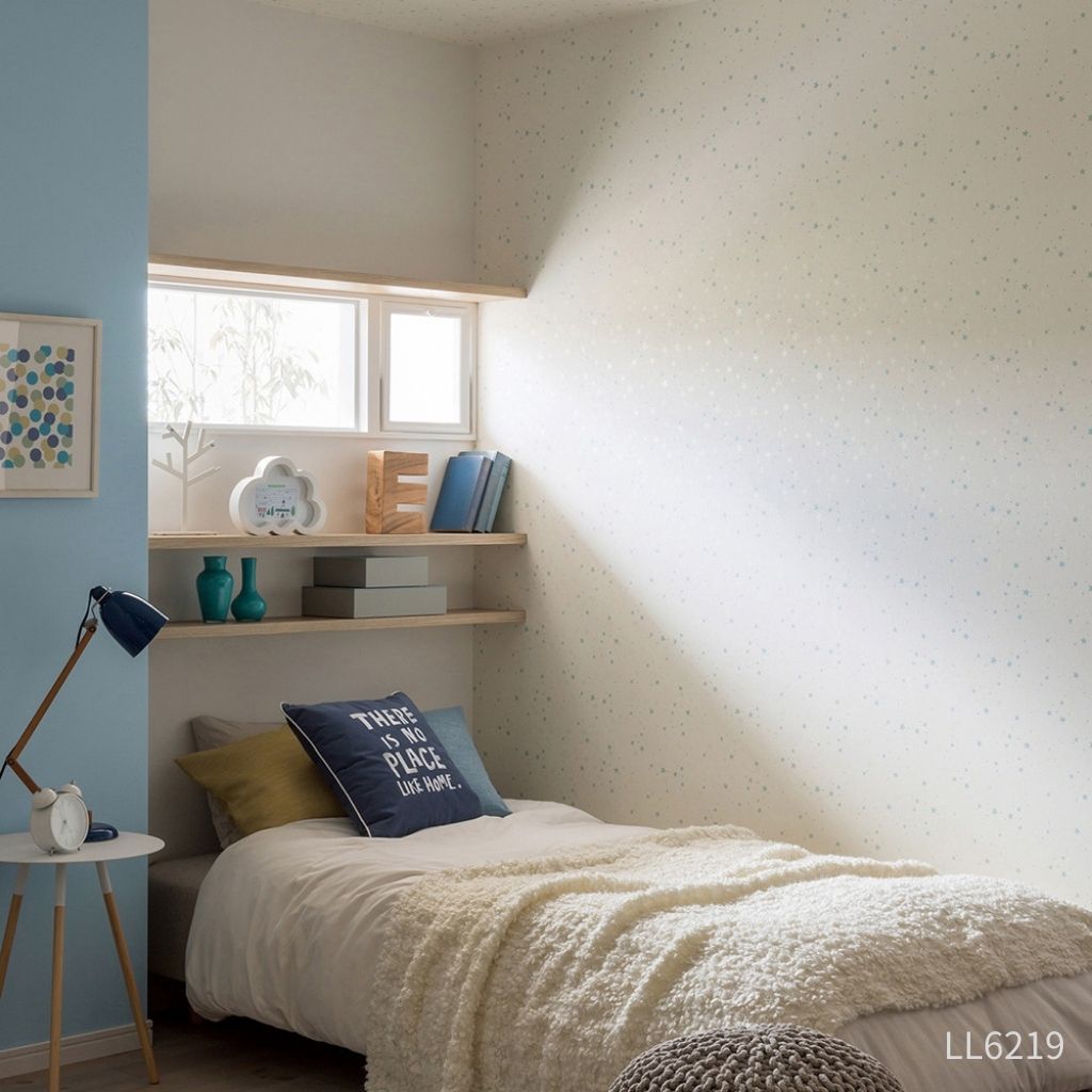 星柄|LL6219|のり付き壁紙