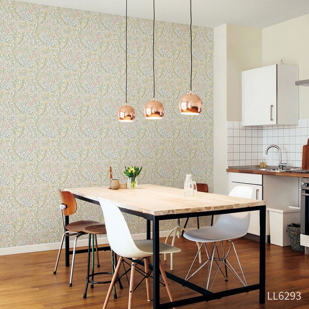 Golden Lily-ゴールデン・リリー|LL6293|のり付き壁紙