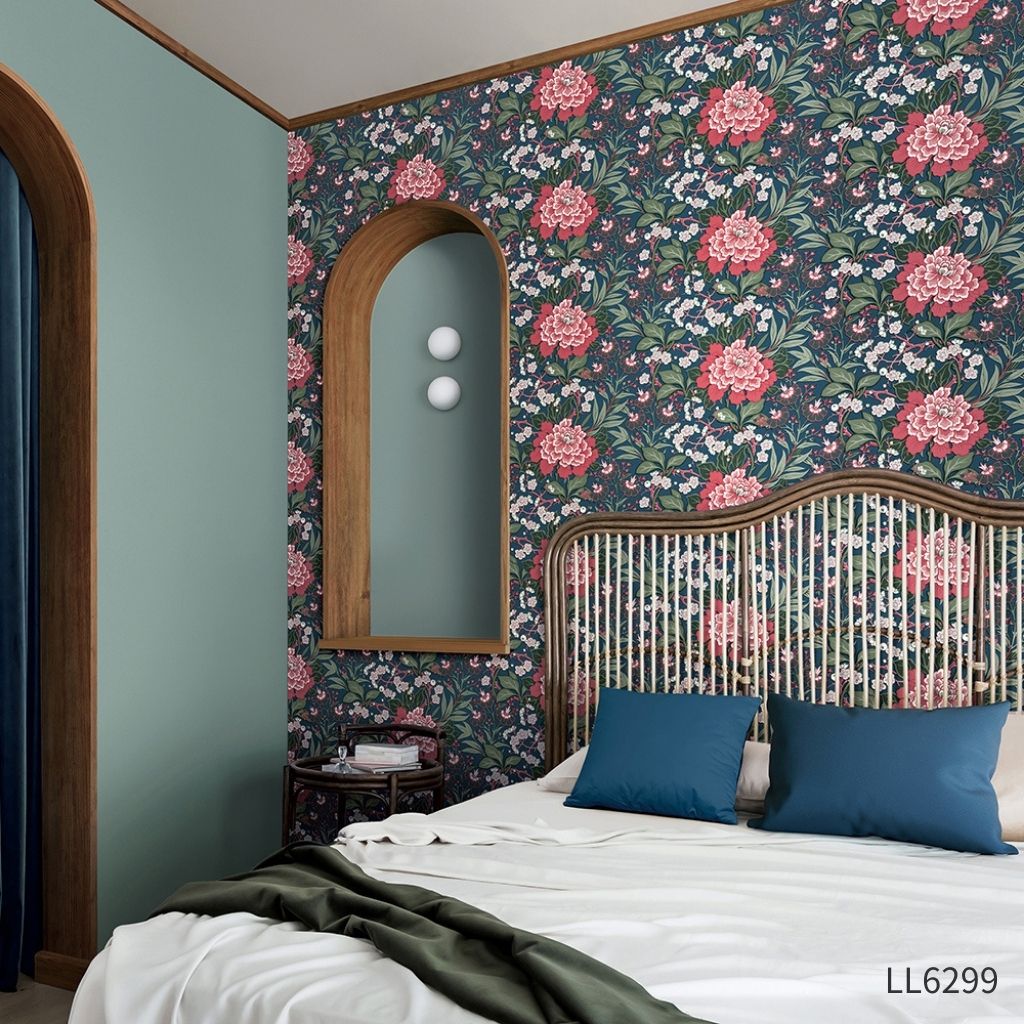 Chinoiserie Flowers-シノワズリ・フラワー|LL6299|サンプル