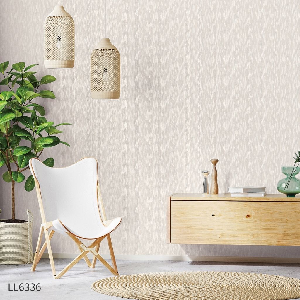 縦波ラインの石目調|LL6336・6337|のり付き壁紙