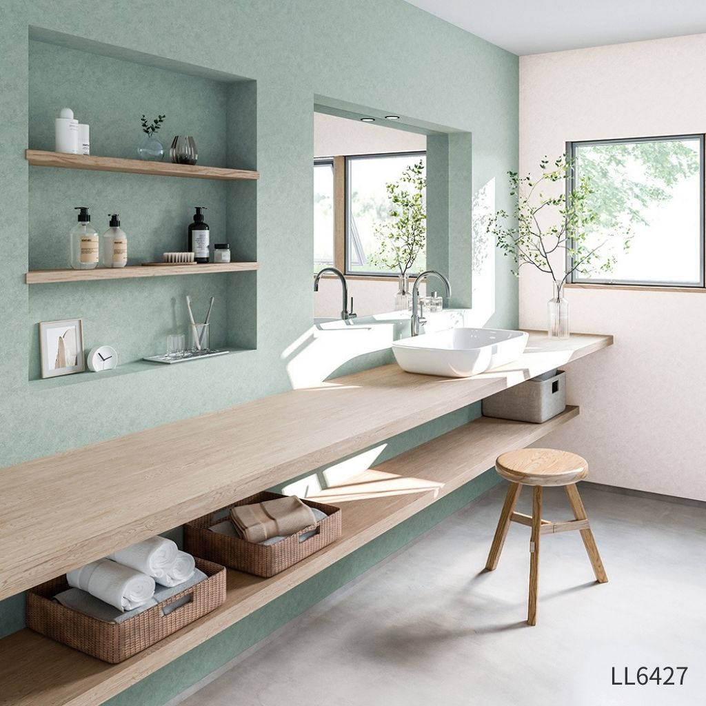 くすみカラー×エレガント|LL6423~6428|のり付き壁紙