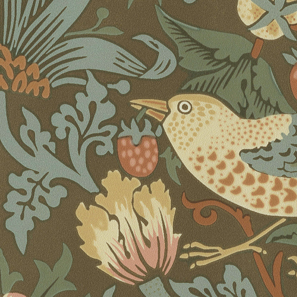 Strawberry Thief-いちご泥棒|LV2001・LV2002|のり付き壁紙