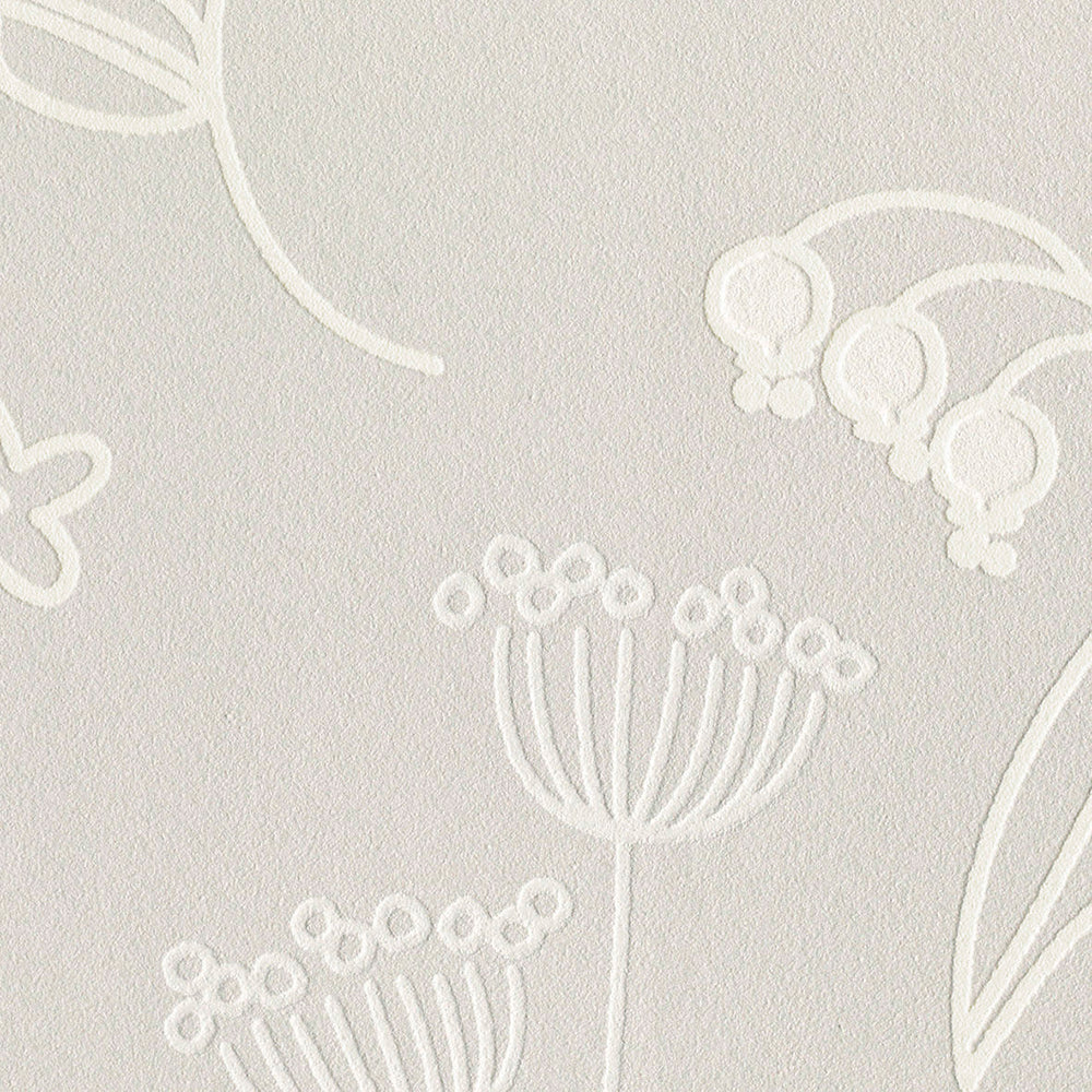 北欧の花畑|LV2386・LV2387|のり付き壁紙