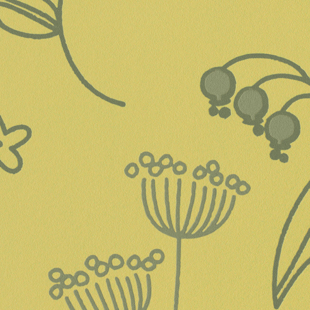 北欧の花畑|LV2386・LV2387|のり付き壁紙