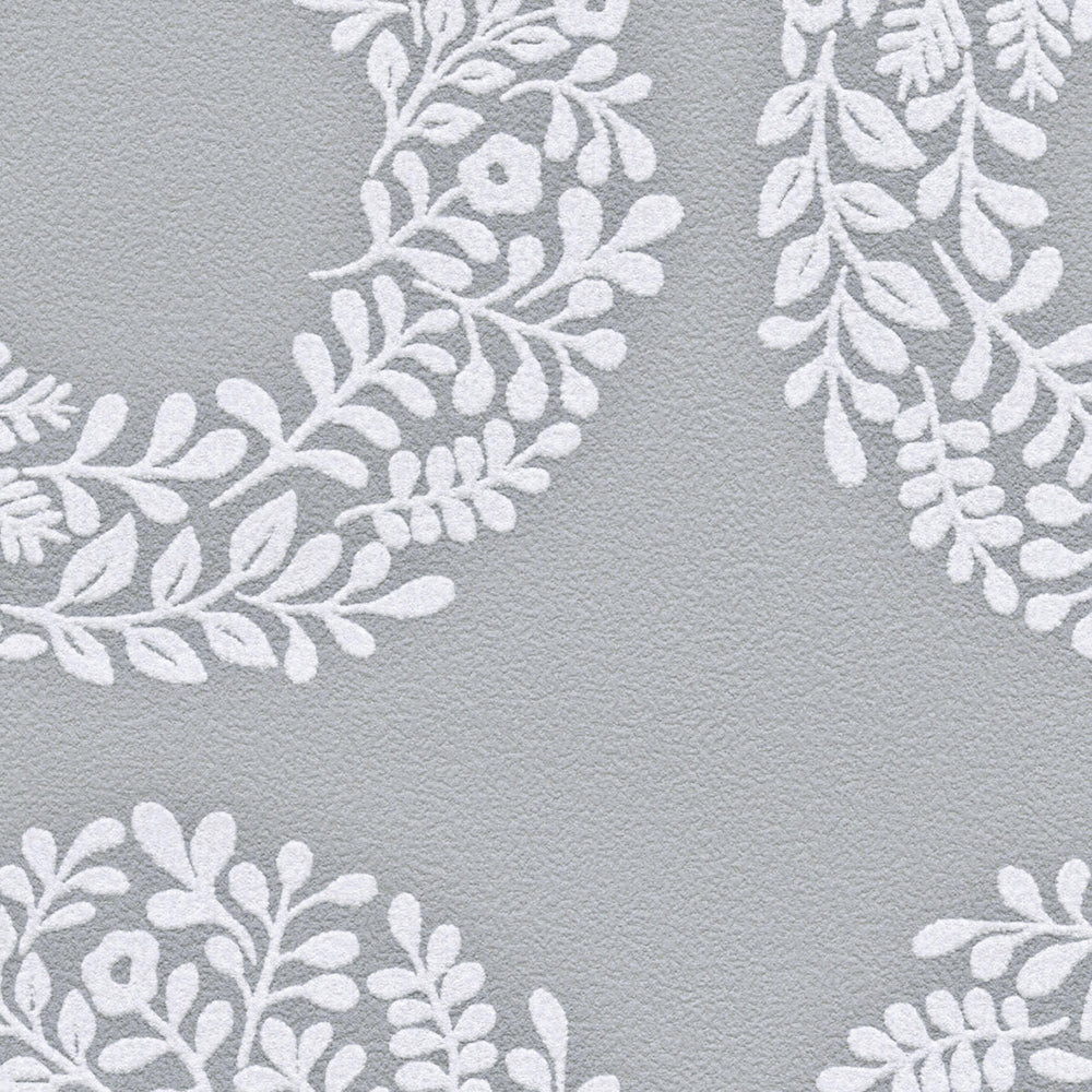 Wreath -花輪-|LV2390・LV2391|のり付き壁紙