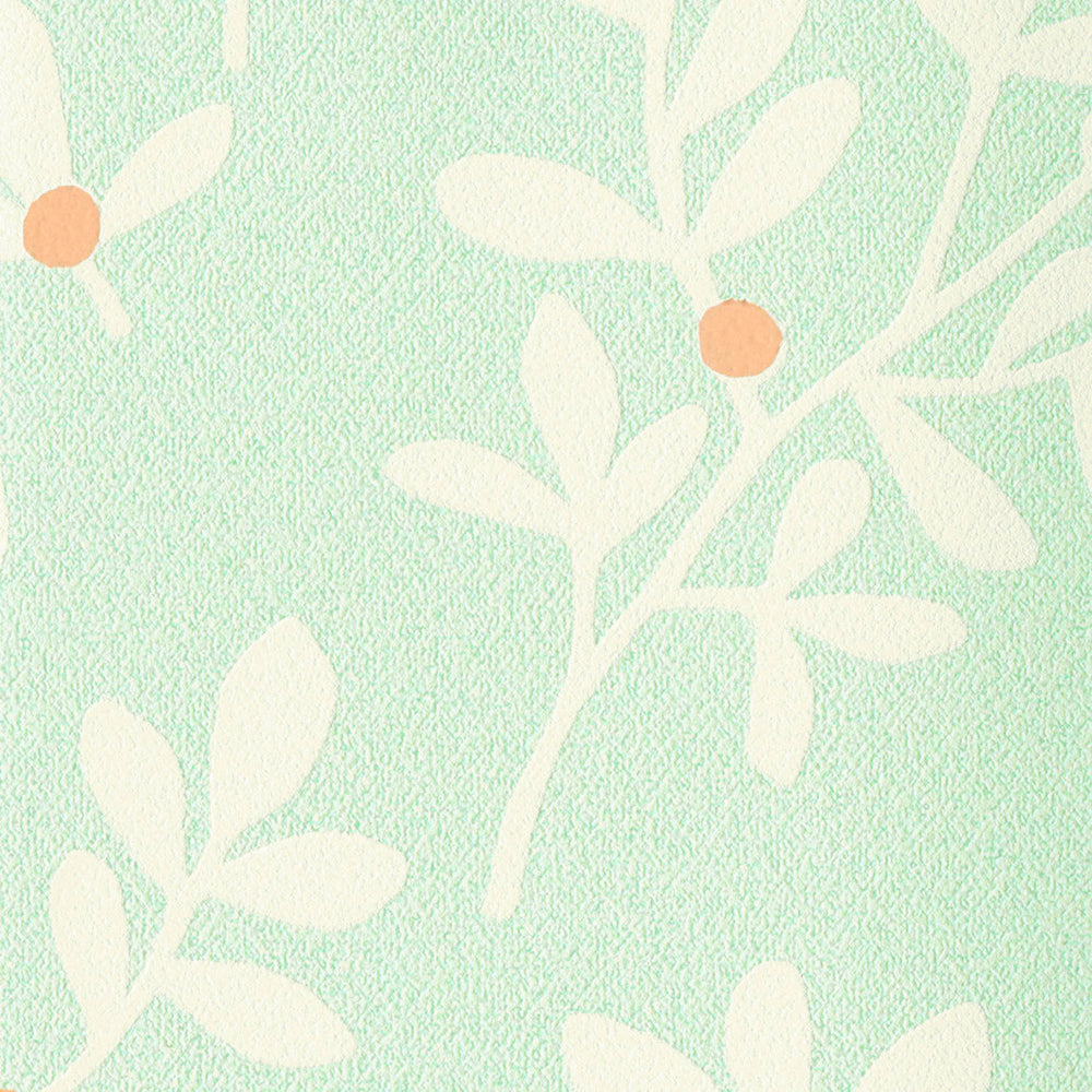 オレンジの実のなる木|LV2392|のり付き壁紙