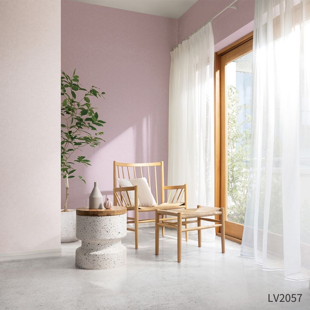 +Flower 石目調無地壁紙|LV2050~LV2057|のり付き壁紙