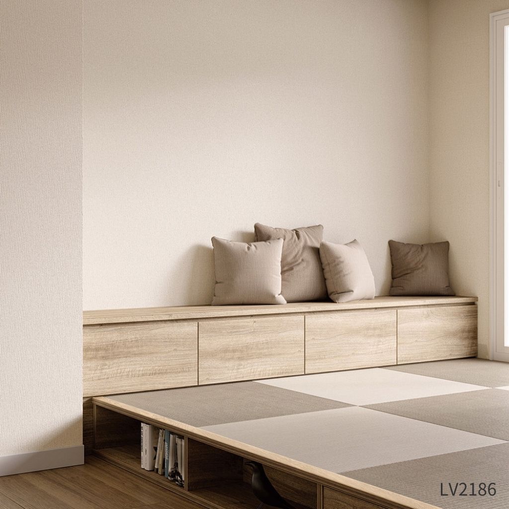 縦波ラインの石目調|LV2185・LV2186|のり付き壁紙