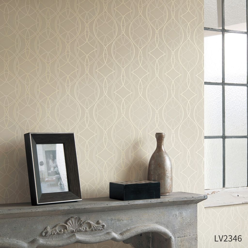 モダンな曲線|LV2345・LV2346|のり付き壁紙