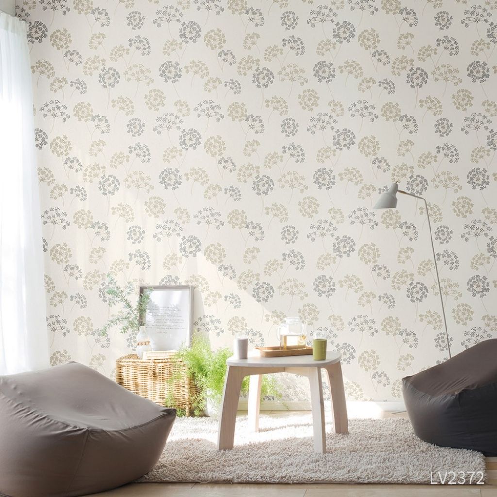 北欧ライクな植物柄|LV2372・LV2373|サンプル