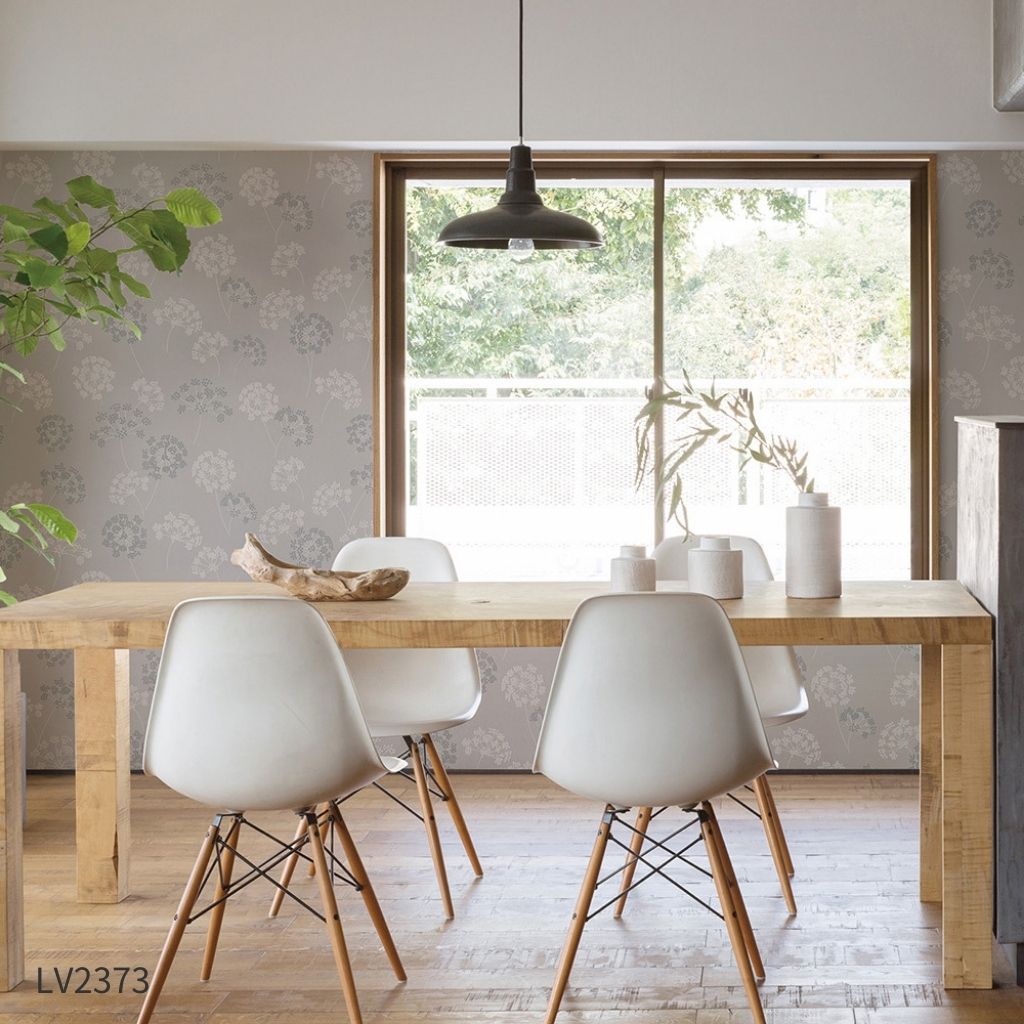 北欧ライクな植物柄|LV2372・LV2373|のり付き壁紙