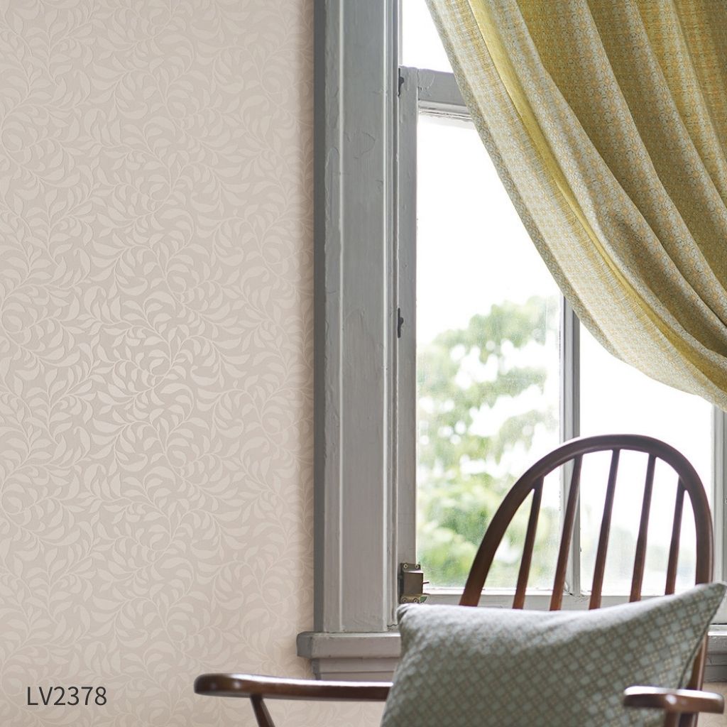 葉柄|LV2378・LV2379|のり付き壁紙