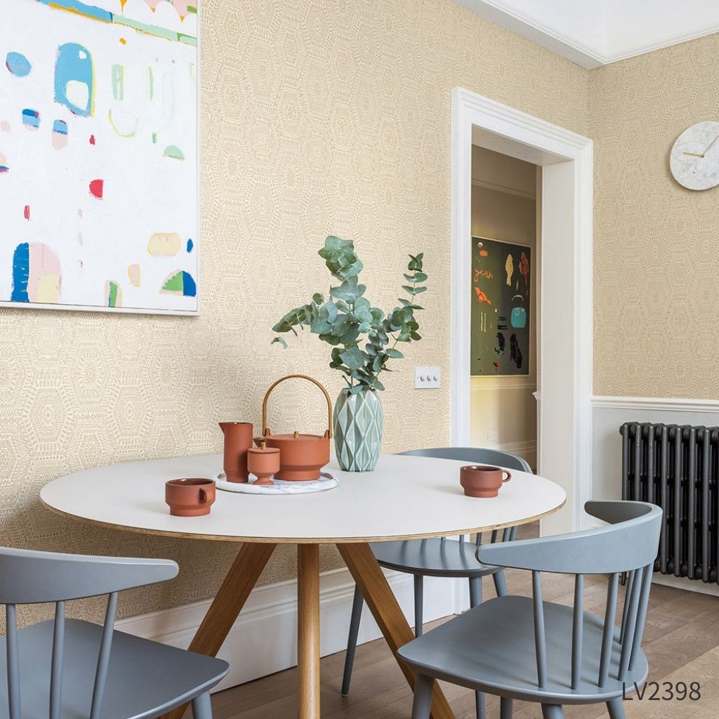 北欧風幾何学模様|LV2398・LV2399|のり付き壁紙