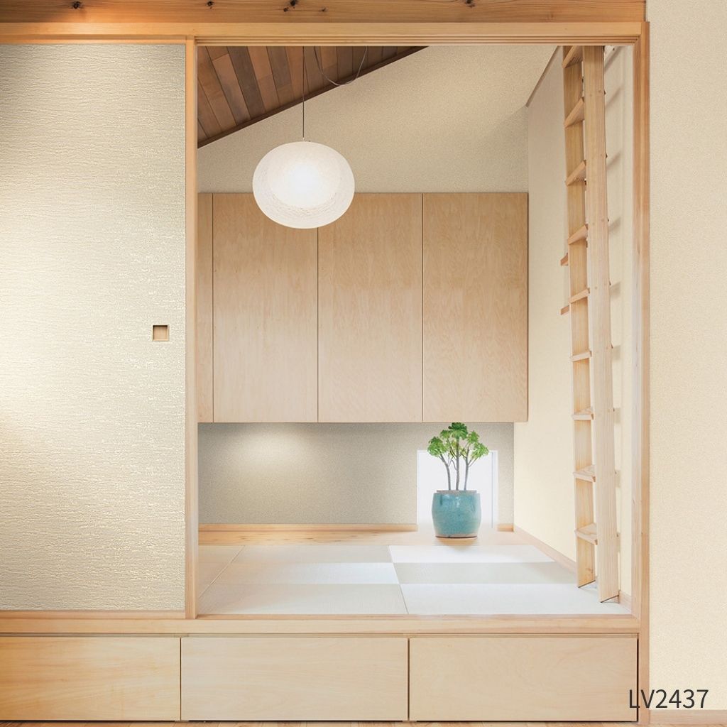 和紙調|LV2436・LV2437|のり付き壁紙