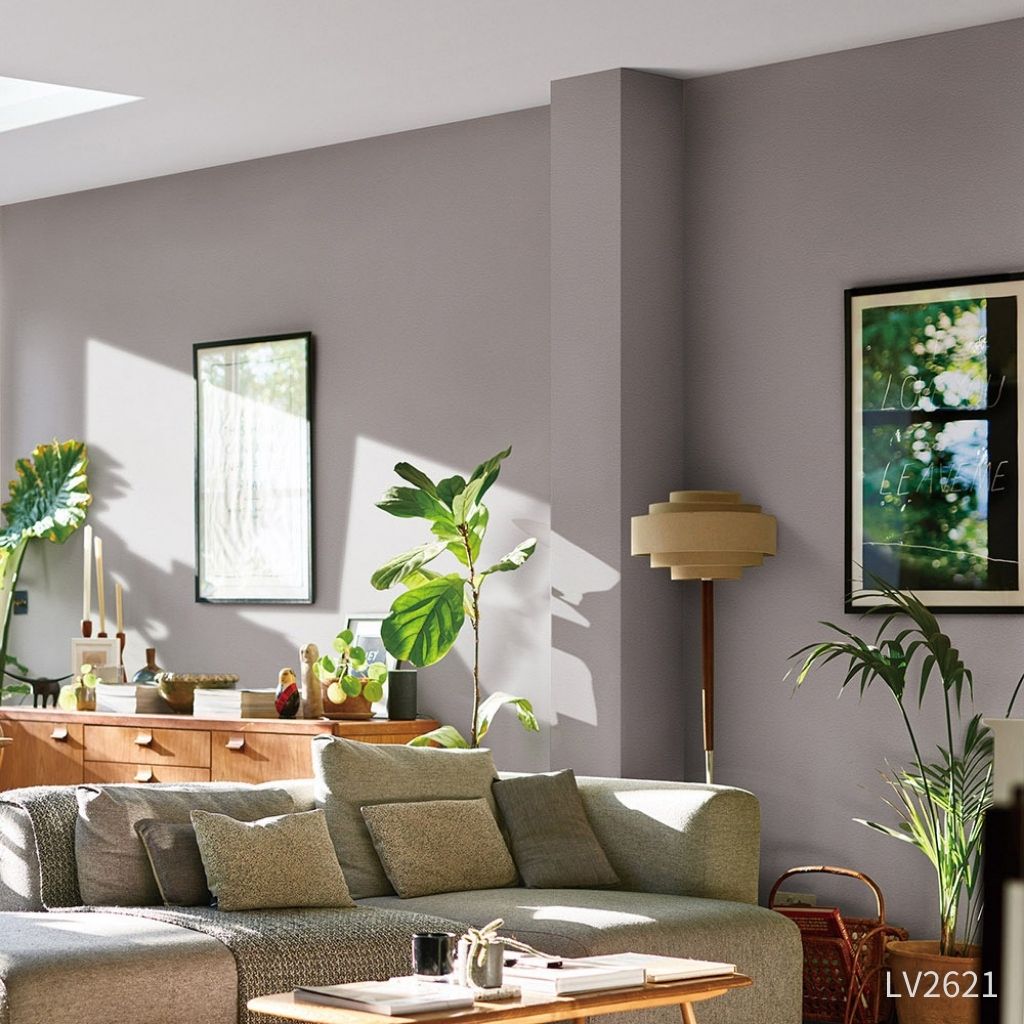 【消臭】くすみカラーの石目調|LV2617~LV2621|のり付き壁紙