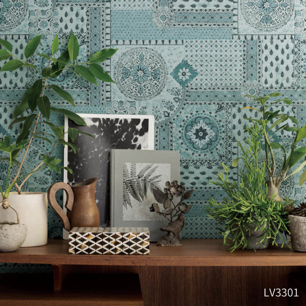 インド更紗|LV3301・LV3302|サンプル