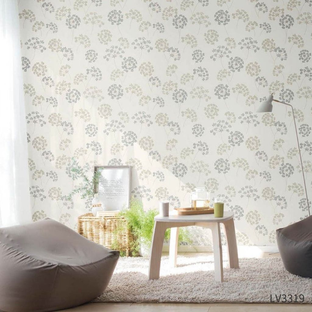 北欧ライクな植物柄|LV3319・LV3320|サンプル