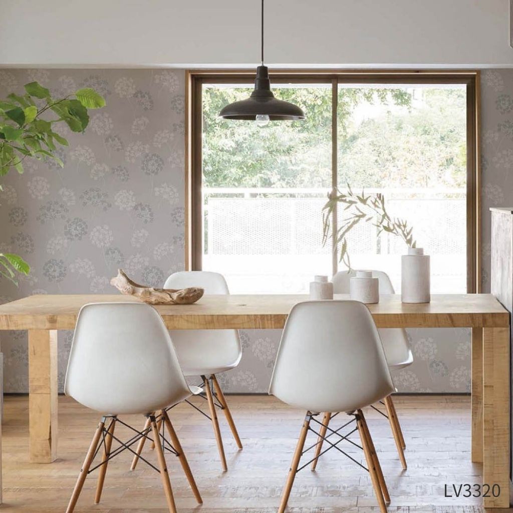 北欧ライクな植物柄|LV3319・LV3320|サンプル