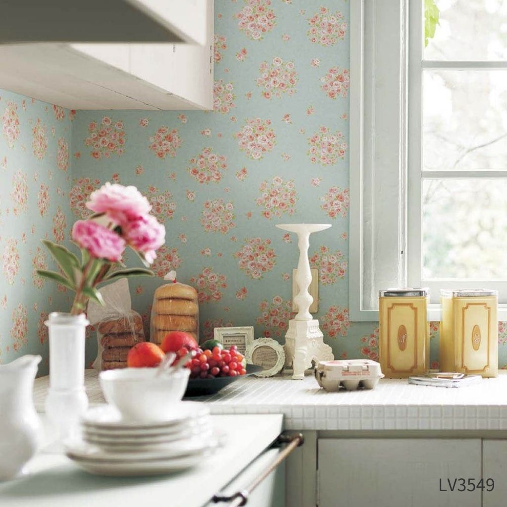 消臭+汚れ防止壁紙 ブーケ|LV3549・LV3550|サンプル