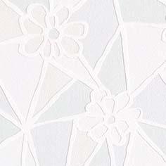 タイルに埋め込まれた花|LV3312・LV3313|サンプル