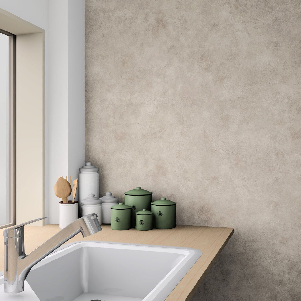 ぬくもり感じるグレージュコンクリート|LV3225|サンプル