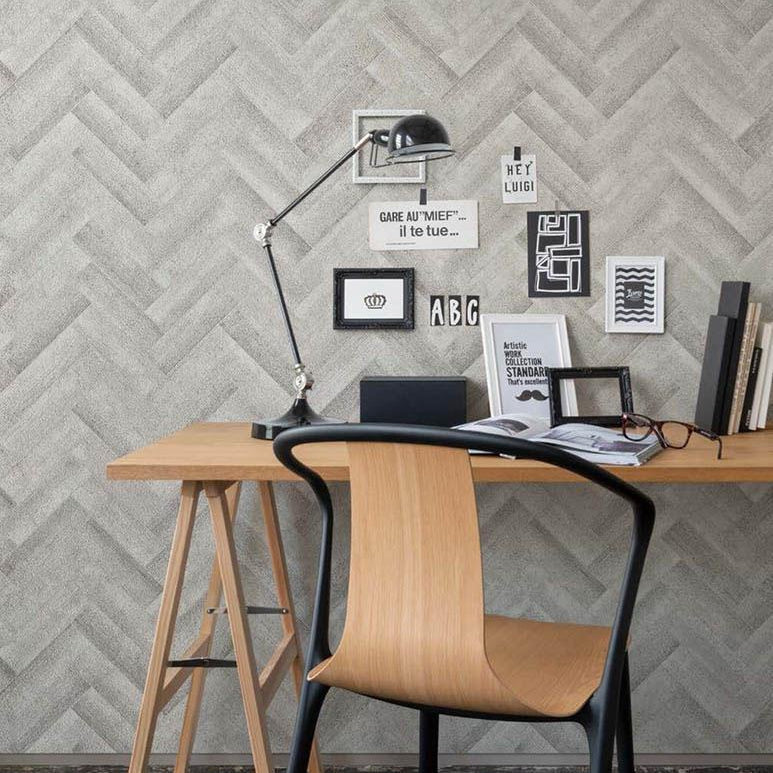 粗めコンクリートヘリンボーン|LV3232|サンプル