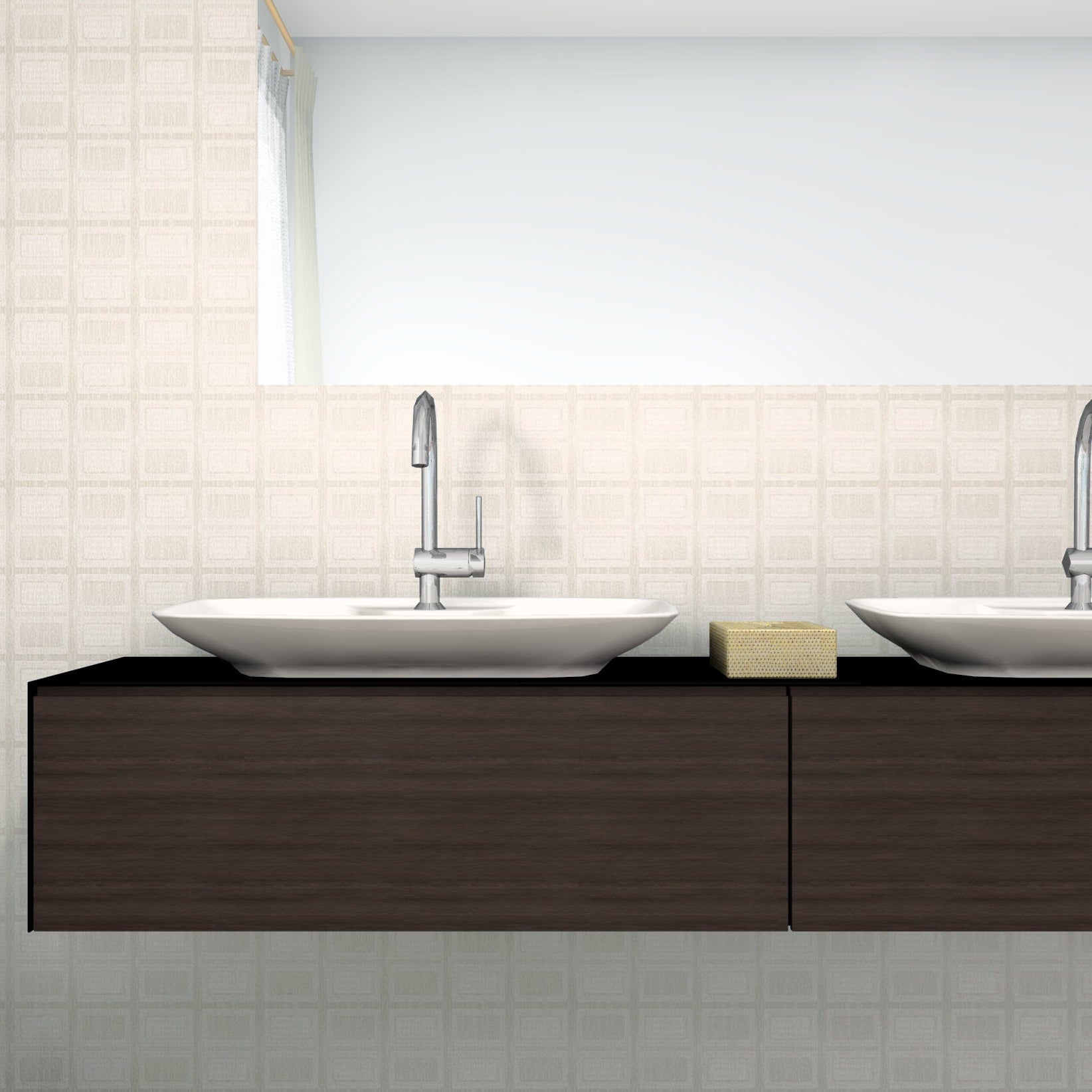 消臭+汚れ防止 ブロック柄|LV3536|サンプル