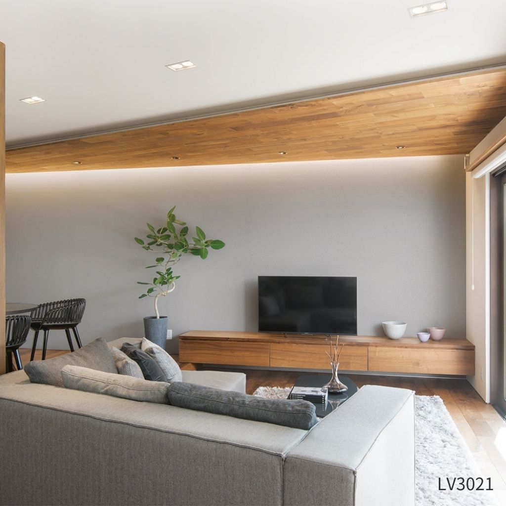 グレージュ塗り壁風|LV3021・LV3022・LV3023|のり付き壁紙