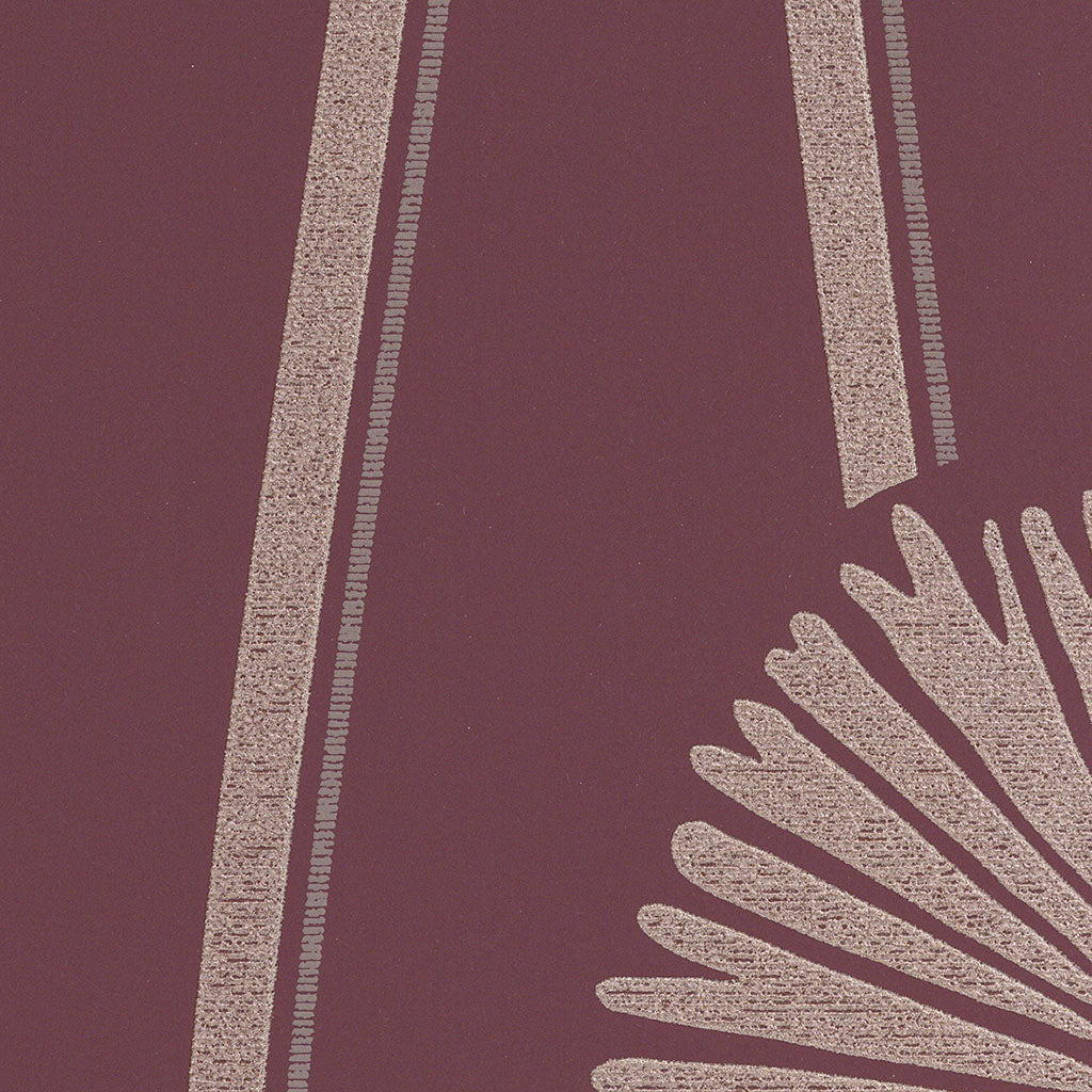 変わり立涌に菊松葉|LW127~LW132|のり付き壁紙