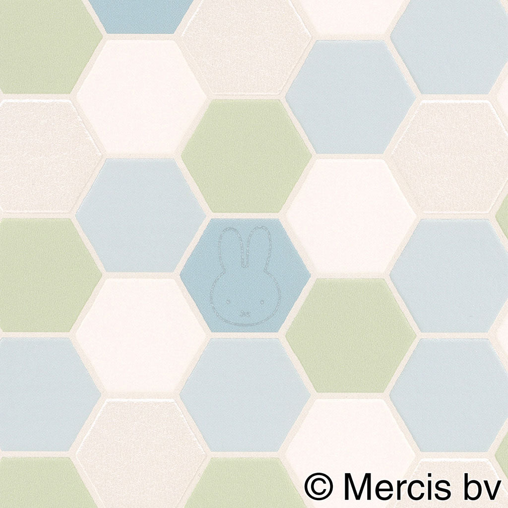 miffy<モザイクタイル>|LW164|のり付き壁紙