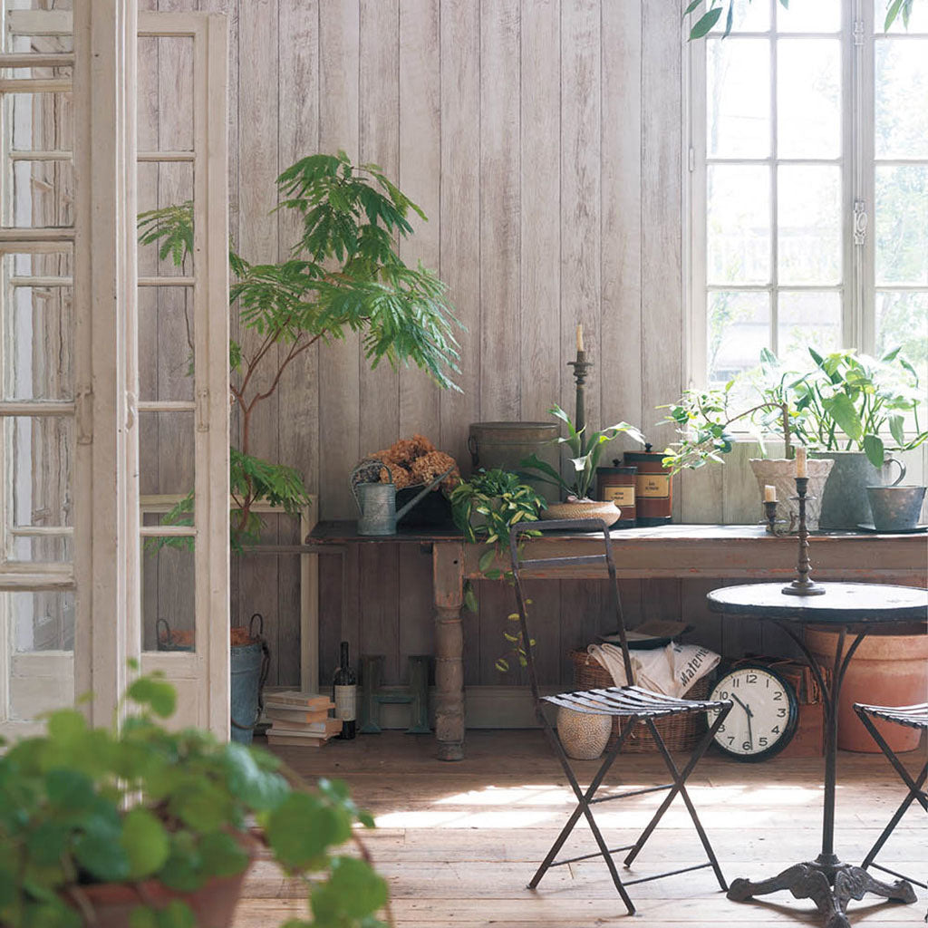 オーク板目(目地あり)|LW224|のり付き壁紙