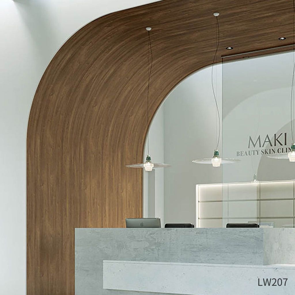 ウォールナット板目(目地なし)|LW207・LW208|サンプル