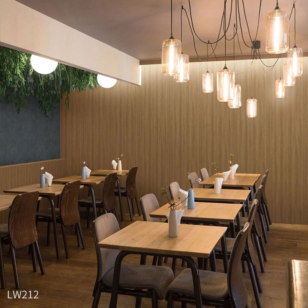 ウォールナット柾目(目地なし)|LW212・LW213|のり付き壁紙