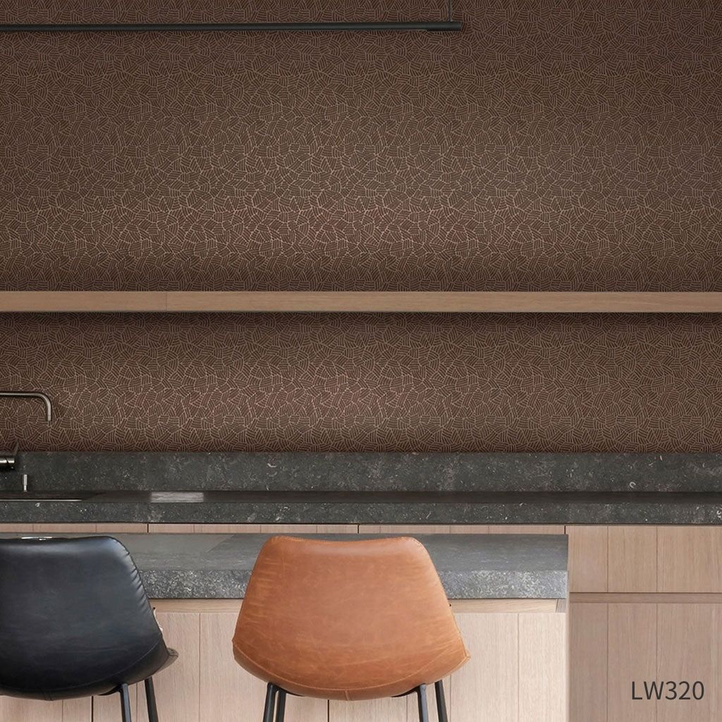 モダンな型押しレザー|LW319・LW320|のり付き壁紙